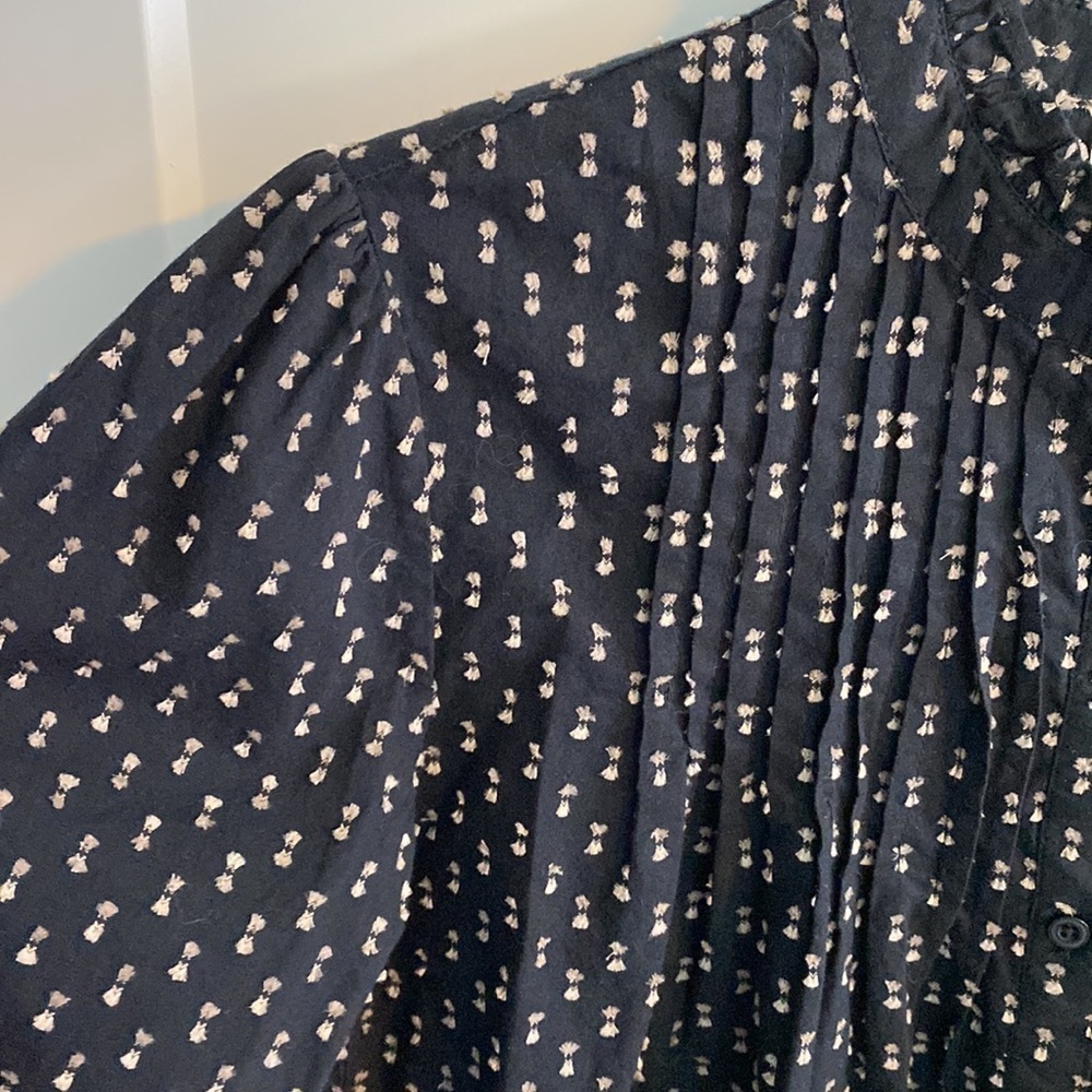 Sundance Phillipa Black Textured High Neck Top - Picture 5 of 12